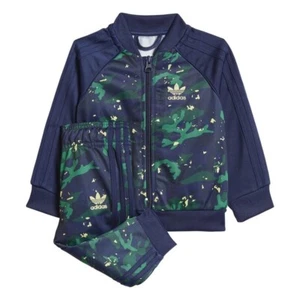Adidas Kids Camo Tracksuit Boys Originals SST 12-18 Months BNWT Camo/Night Sky - Picture 1 of 6