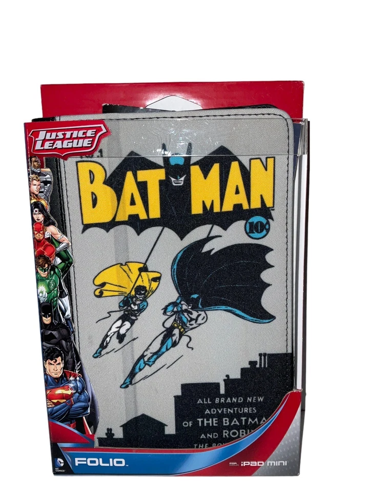 New Griffin iPad Mini Folio Case Batman Justice League (VTG style) DC Comics 16 - Image 1 of 2