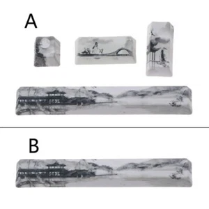 PBT Five Sides Dye-Subbed Spacebar Keycaps Replace for Creative Spacebar Keycap - Picture 1 of 9