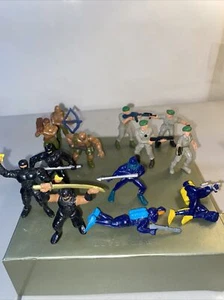Lot of 14 Vintage GUTS Military Action Figures 1986 1987 Ninja Scuba H - Picture 1 of 5
