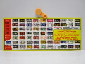 Blotter publicitario vintage - Floyd Clymer Motor Books - 1952 - Imagen 1 de 3
