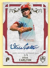2015 Topps Supreme Red Parallel #SC Steve Carlton Autograph #1/5