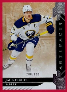 2019-20 Artifacts Jack Eichel 280/699 Stars #119 Buffalo Sabres - Picture 1 of 2