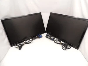 LOT OF 2 Asus VS247H-P 24" Full HD 1080p Widescreen LED Dual Computer Monitor - Picture 1 of 6