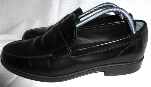 TOD’S MOCASSINO SLIP ON DA UOMO IN PELLE NERA TAGLIA UK 9 5 EU 43 5 IN PERFETTE CONDIZIONI