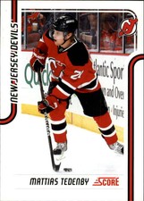 2011-12 Score Devils Hockey Card #283 Mattias Tedenby