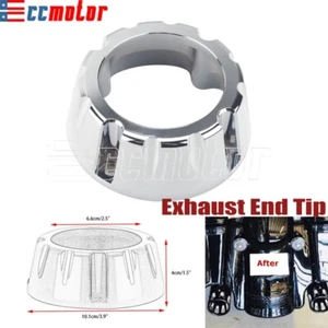 Exhaust Muffler Pipe End Tip Cap Fit For Two Brother Racing 2-into-1 Full-System - Picture 1 of 6