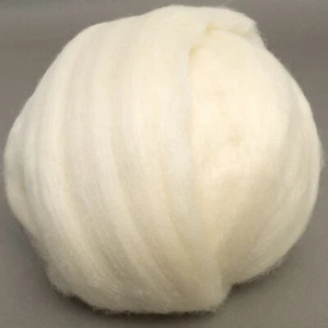 Rambouillet Top 100g Wool Roving Spinning Fibre Felting Heritage Breed Soft - Bild 1 von 2
