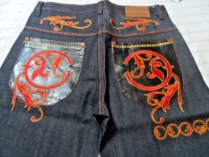 NEU COOGI AUTHENTIC AUSTRALIAN dunkelblau rote Jeans Gr. W 40 X L 34 mit 5 Taschen - Bild 1 von 10