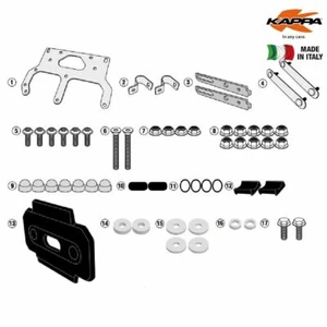 KAPPA KTL3112KIT FISSAGGIO X TOOLBOX KS250 PER SUZUKI DL 650 V-STROM (17) - Picture 1 of 1