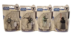 LLAVEROS STAR WARS: DARTH VADER, BOBA FETT, JANGO FETT, SUPER BATTLE DROID (J9) - Imagen 1 de 12