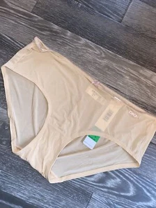 LADIES DKNY BRIEFS PANTS KNICKERS NEW TAGS SIZE LARGE NUDE - Picture 1 of 9