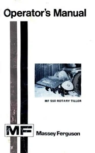 Massey Ferguson MF 550 MF550 Bodenfräse Betriebsanleitung - Bild 1 von 1