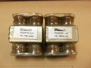 NEW PANDUIT PCSB750-2-2Y 1/0-750KCMIL DUEL SIDED 2 PORT MULTI-TAP LOT OF 2 "AK" - Picture 1 of 5