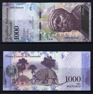 Venezuela 1000 Bolivares 2017 Banknote Stempelglanz UNC - Bild 1 von 1