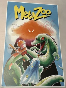 Metazoo 11x17 Promo Print Poster Poncho Signed & Sketched #7/20 Cryptid Nation - Picture 1 of 9