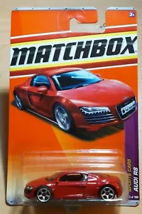 Matchbox AUDI R8 Red MBX 2011 SPORT CARS - Picture 1 of 5