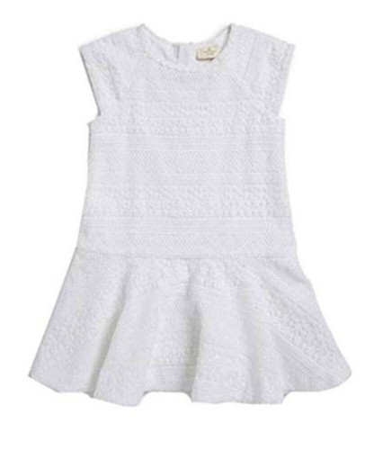 Abito all'uncinetto Kate Spade bambini vita caduta 4 anni