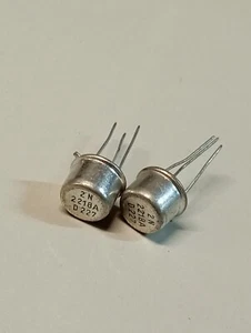 2N2218A Transistor 2N 2218 A NOS Lot 2 Pcs F4h32/2 - Bild 1 von 3