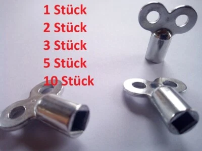 OTTO HAAS KG Heizkörper Entlüftungsschlüssel Heizungsventil Heizungsschlüssel Vierkant