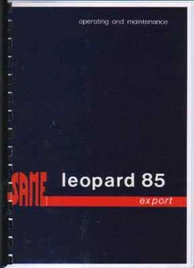 MISMO LIBRO MANUAL DE OPERACIÓN Y MANTENIMIENTO DE TRACTOR DE EXPORTACIÓN "Leopard 85" - Imagen 1 de 1