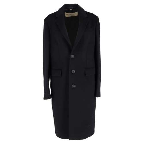 Cappotto sartoriale monopetto Burberry colore nero
