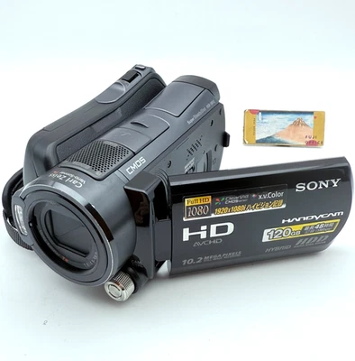 Sony Handycam HDR-SR12 HD Camcorder 12x Carl Zeiss 120GB HDD Japan Tested - Image 1 of 4
