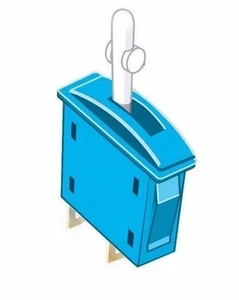 Peco PL-22 On/Off Switch Pale blue - Picture 1 of 2