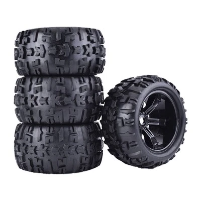 4 Stück ZD Racing 150 mm Felge und Reifen für 1/8 Traxxas Monster Truck - Bild 1 von 4