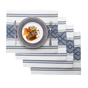 Elegant Thick placemats for Dining Table Decor Farmhouse Heat Resistant Table... - Picture 1 of 7
