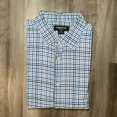Claiborne Stretch Long Sleeve Button Down - 2XL - Image 1 of 4