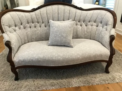 Antique 1890 Circa Settee sofa wedding  - Image 1 of 4