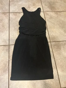 Giorgio Armani Abito Tubino Nero Senza Maniche Tg 10 S/m Formale Casual Italia - Foto 1 di 5