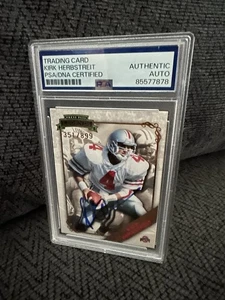 Kirk Herbstreit Signed 2009 Press Pass Legend #82 Card PSA /DNA Slab COA 351/899 - Picture 1 of 2