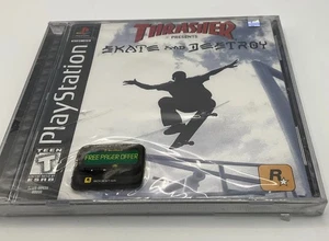 Thrasher Skate And Destroy Playstation - Sellado Pliegue en Y - 1999 NUEVO - Variante Buscador - Imagen 1 de 6