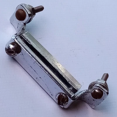 Slingerland 4.9cmSnare Trommel Arsch Platte Chrom Retro 50s Marschieren/Parade - Bild 1 von 2