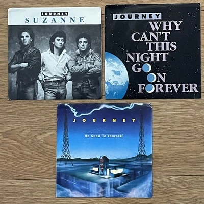 Journey WHITE LABEL PROMO Pic Sleeve lot (3): "Be Good To Yourself", 2 more, EXC - Image 1 of 4