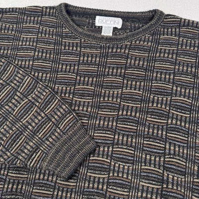 Suéter De Colección Gianfranco Ruffini Italia 2XL Geométrico Abuelo Hecho en Turquía Foto 1 de 4