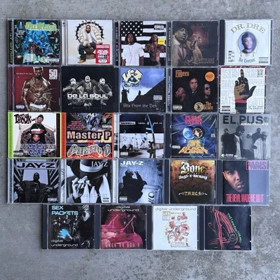 Hip-Hop/Rap CD Lot x24 • Jay Z/Paris/Dr Dre/OutKast/Warren G/More (1990s 2000s) - Image 1 of 4