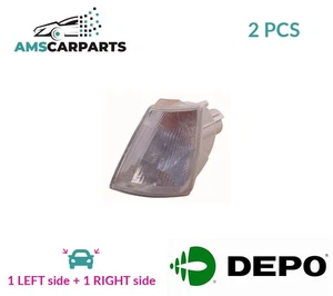 INDICATOR LIGHT BLINKER LAMP PAIR FRONT 551-1508R-WE LORO 2PCS NEW - Picture 1 of 5
