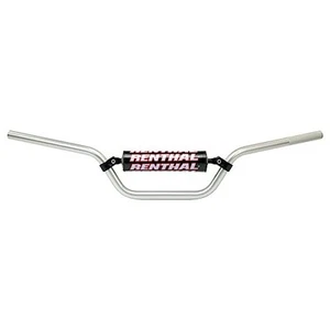 Renthal Aluminum 7/8" Handlebar KX Bend (#983) Silver For Yamaha MX360 1973-1974 - Picture 1 of 4