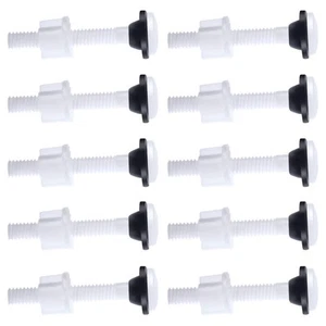 Plastic Toilet Seat Hinge Bolts and Nuts with Washers for Mount Toilet Seat H... - Picture 1 of 6