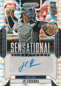 JC ESCARRA 2025 PANINI PRIZM SENSATIONAL SIGNATURES MOJO PRIZM AUTO 129/199 - Bild 1 von 2
