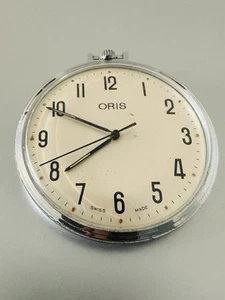 Vintage Oris 7 Jewels Cal.712 Mechanical Slim Swiss Pocket Watch-Needs Service - Picture 1 of 5