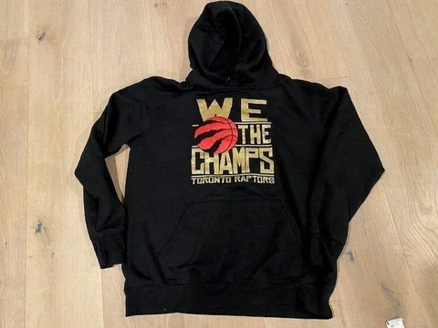 Toronto Raptors WE THE CHAMPS Bulletin NBA Hoodie Sweater Sz Adult Large Cover
