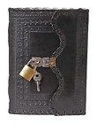 Leather Diary Journal With Lock Notepad Writing Book With Lock And Key Handmade