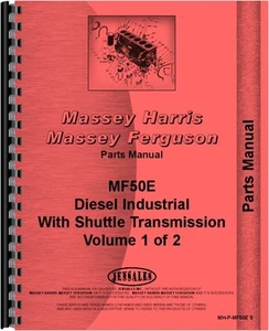 Manual de piezas de tractor industrial Massey Ferguson 50E (MH-P-MF50E S) - Imagen 1 de 1