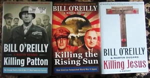 BILL O'REILLY LOT 3 KILLING BOOKS KILLING JESUS KILLING PATTON KILLING RISING SU - Imagen 1 de 2
