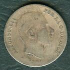 1881 Spanish Philippines 20 Centimos ALFONSO XII Filipinas SILVER Coin #AA3