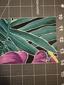 Vintage Tropical Floral Print 4” Quilting Fabric Roll. 10 Yards - Picture 1 of 6